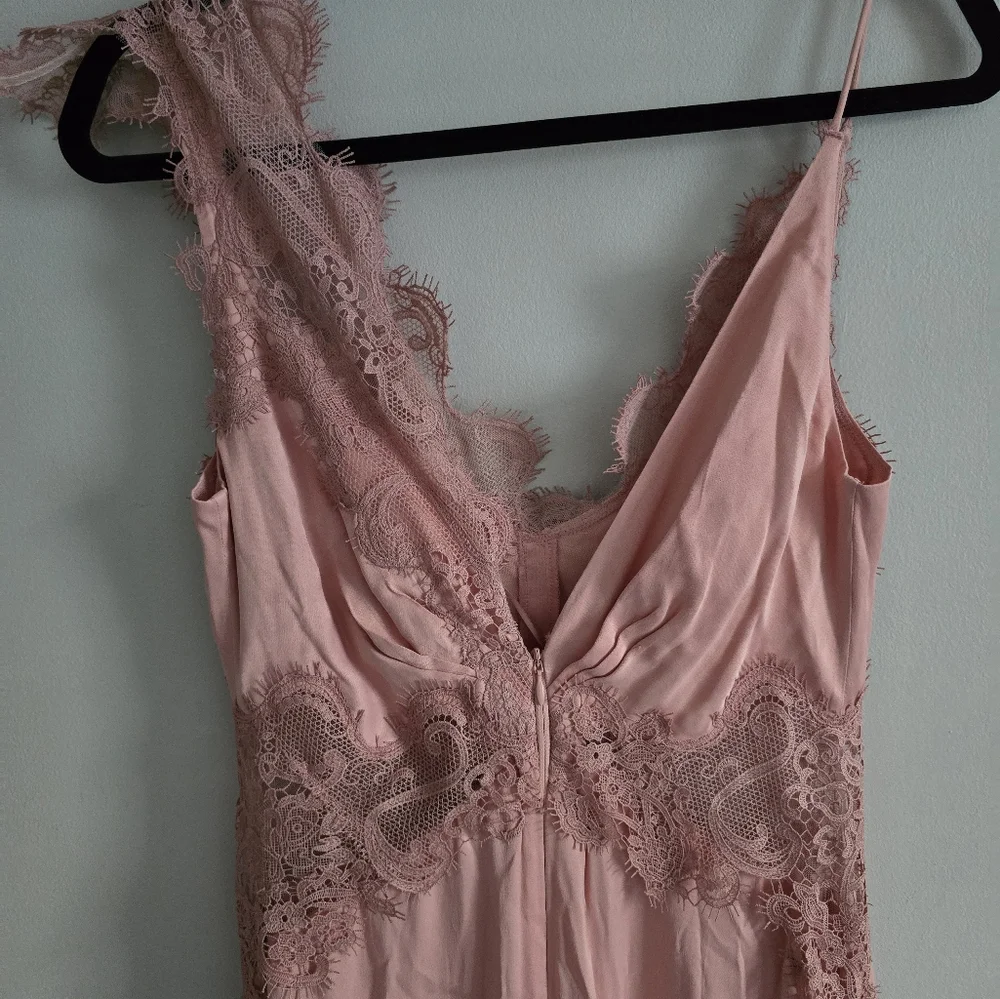 Anthropologie BHLDN Evelyn Lace V-neck High-low Midi Dress Medium - Picture 11 of 16